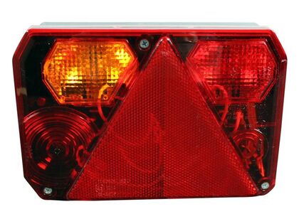 Baglygte Radex 6400 VE. m/tågelys Variant