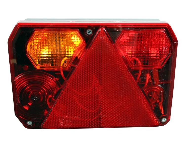 Baglygte Radex 6400 VE. m/tågelys Variant