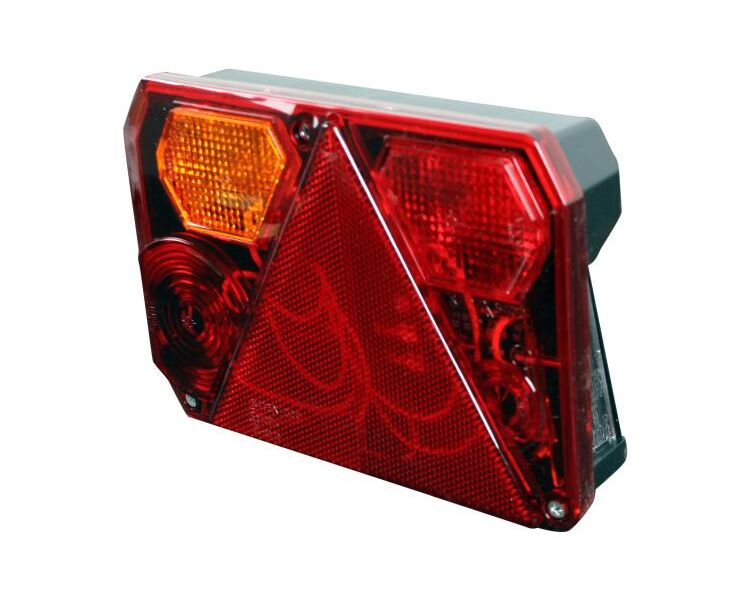 Baglygte Radex 6400 VE. m/tågelys Variant