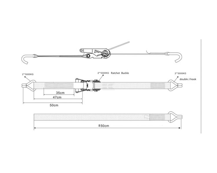 Båndsurring L 0,5 + 8,5m B 50m - 8