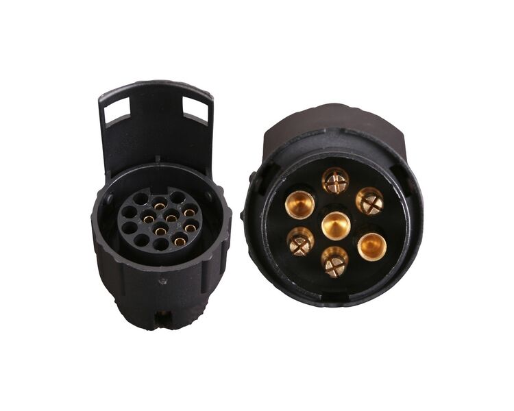 Adapter - fra 13 polet trailer til 7 polet bil