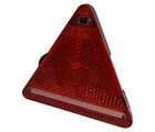LED baglygte med trekantformet refleks.