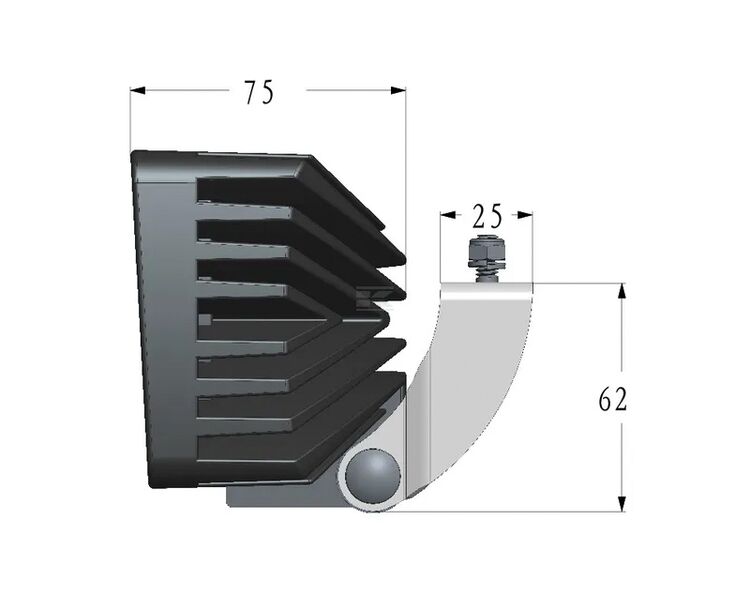 Kramp LED arbejdslygte 40W 4000 lumen