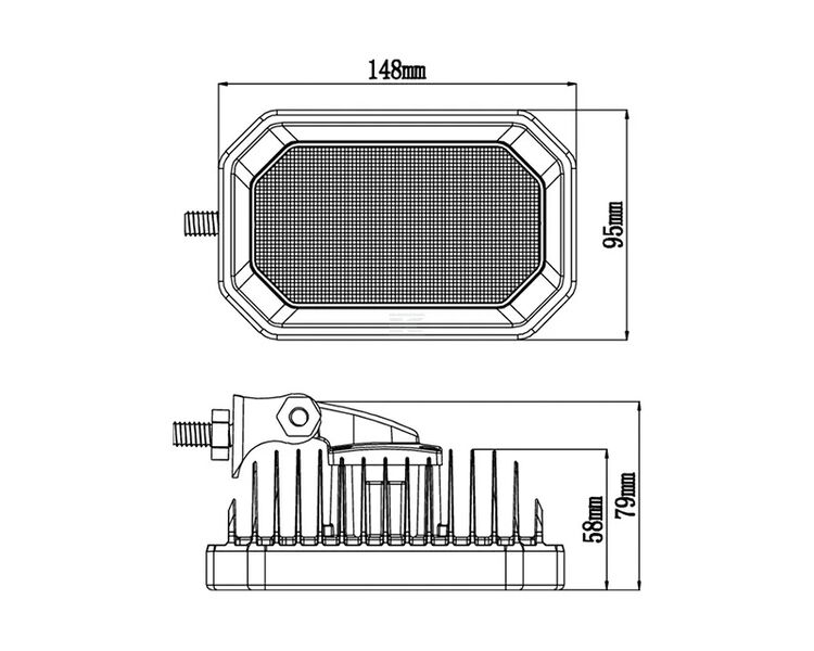 Kramp LED arbejdslygte, 42W, 2800 lumen