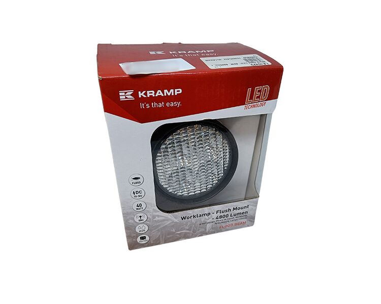 LED arbejdslygte 40W 4800 lm indbygningsmodel