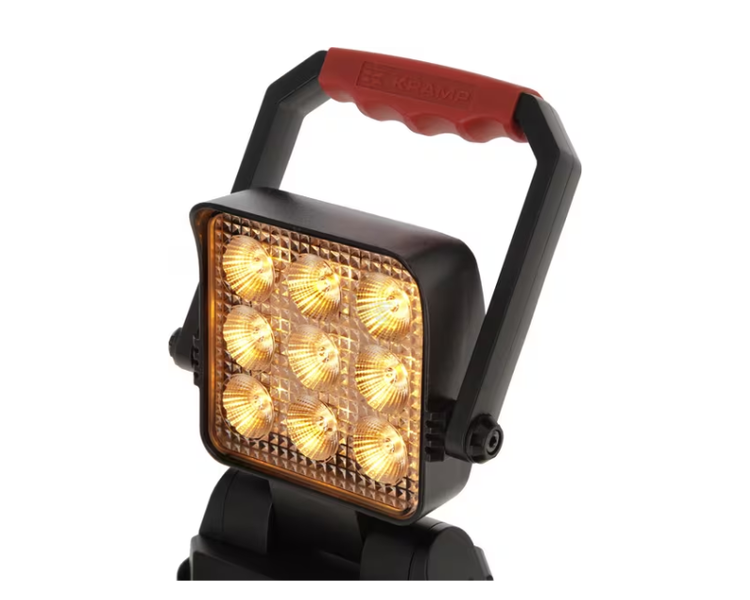 Arbejdslygte LED Hvid/Orange m/Magnet | Anker Bjerre A/S