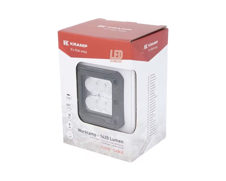 LED Arbjedslygte 18w 1600 LM Flood