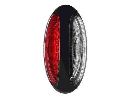 Mini slingrelygte rød-hvid 12V/24V markeringslygte