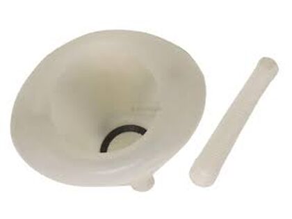 Tragt med flekstud 180 mm