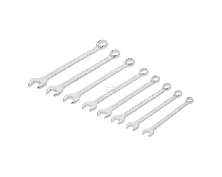 Ringgaffelnøglesæt med 8 stk - 10-19 mm