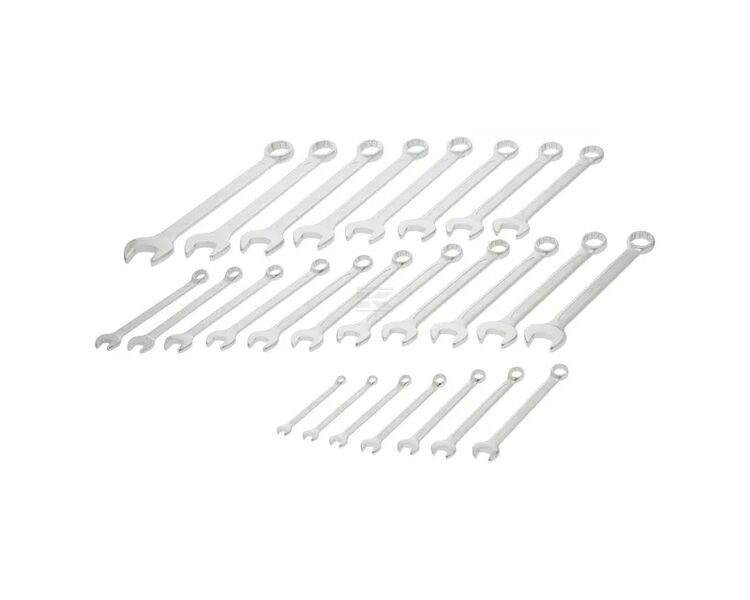 Ringgaffelnøglesæt med 26 stk - 6-32 mm.