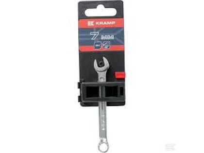 Ringgaffelnøgle forkrøppet 7 mm 95 mm