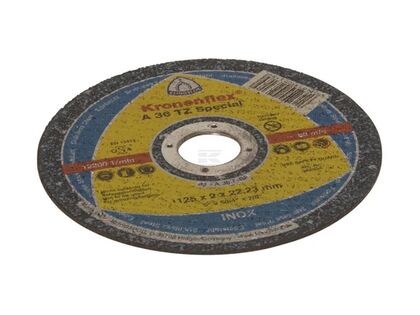 Skæreskive 125 x 2,0 x 22 mm lige Kronenflex tz A36TZ klingspor