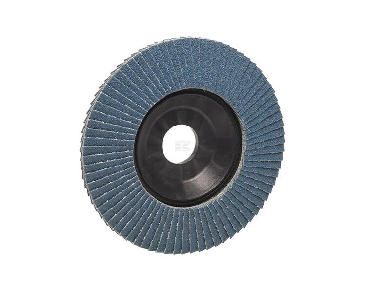 Slibetallerken 125 x 22mm K 80 x Smt 624 Zirkon skrå klingspor. Velegnet til stål og rustfrit stål. Kornstørrelse: 80.