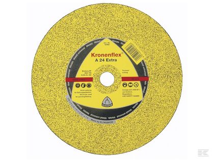 Skæreskive 125 x 2,5 x 22 mm forsat Kronenflex gul A24 ekstra