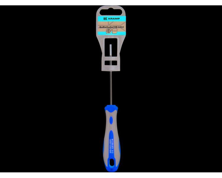 Skruetrækker lige kærv  0,4 x 2,5 x 75 mm cylindrisk klinge