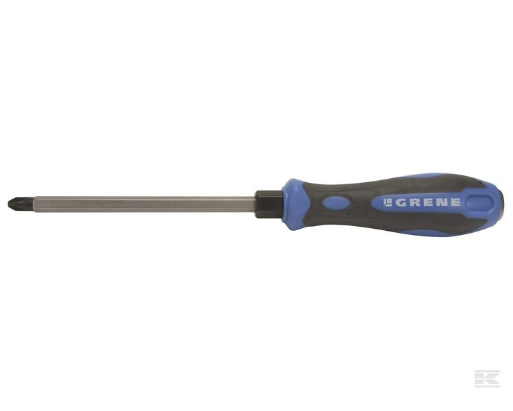 Skruetrækker PZ3 X 150mm gennemgående 6kt klinge