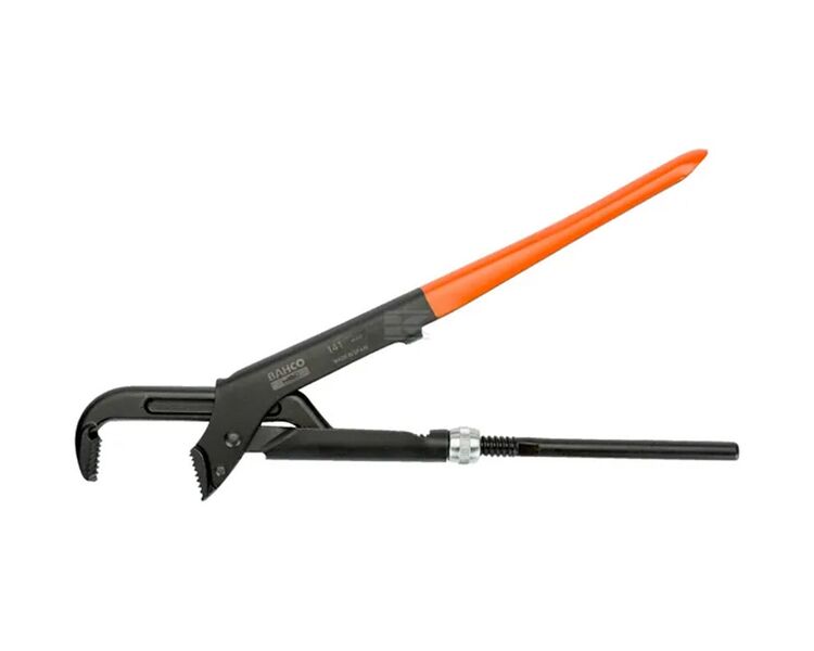 Bacho 141 rørtang. Længde: 280 mm. Rustbeskyttet højlegeret stål med induktionshærdede tænder.