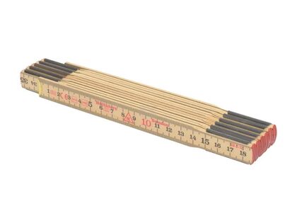 Tommestok 2 m træ (mm) 59-2-12