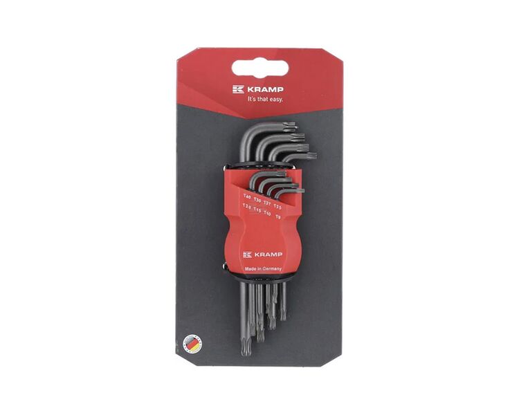 Torx sæt med kuglehoved 8 stk. - T9-T40