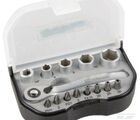 Topnøglesæt 14 dele mini 1/4" bits boks