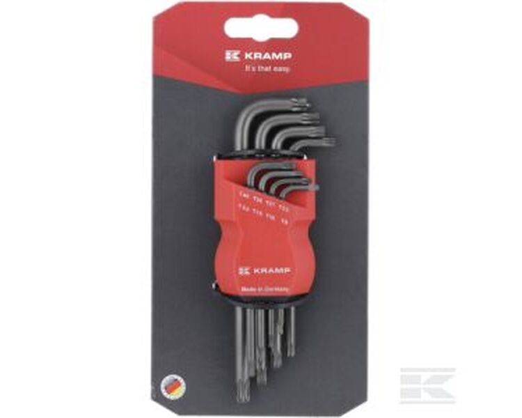 Torx sæt med kuglehoved 8 stk. - T9-T40