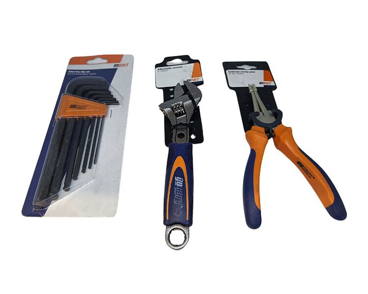 GoPart Basic værktøjssortiment i taske - 20 dele