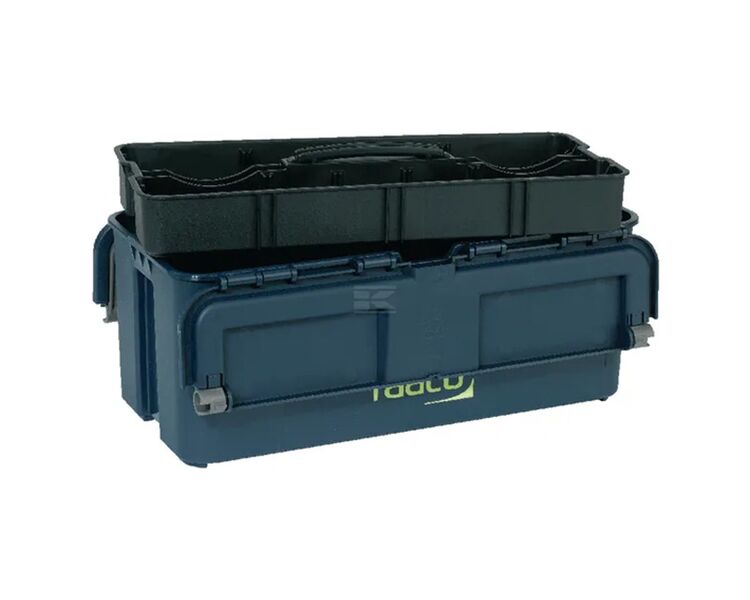 Værktøjskasse Compact 15 Raaco m 15 skillevægge og to rum. Max. vægtbelastning: 20 kg. Kapacitet: 20 l.