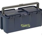 Værktøjskasse Compact 15 Raaco m 15 skillevægge og to rum. Max. vægtbelastning: 20 kg. Kapacitet: 20 l.