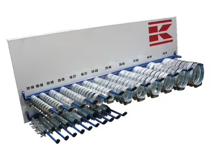 Sortiment af spændebånd inkl. stativ | Anker Bjerre A/S