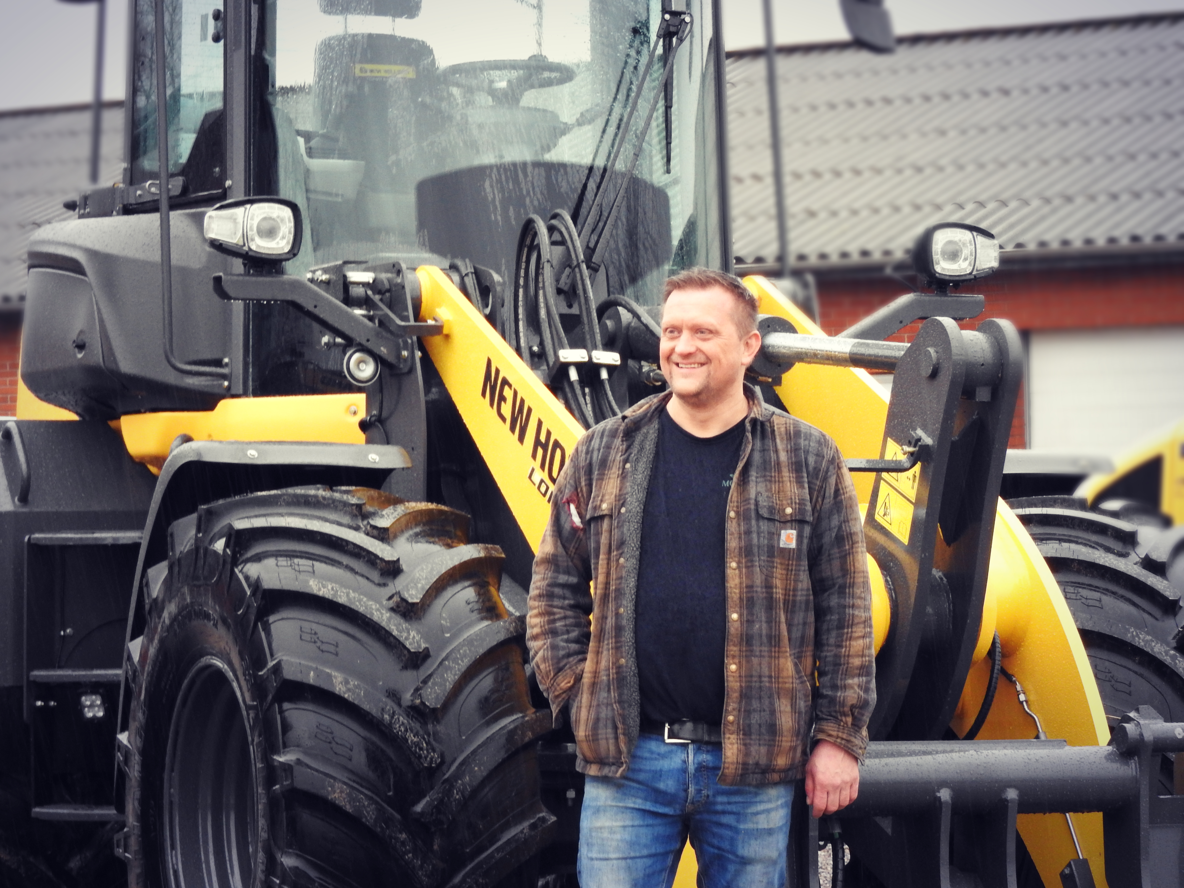 Torben Broedbaek om new holland hjullaesser forhandlet hos Anker Bjerre A/S