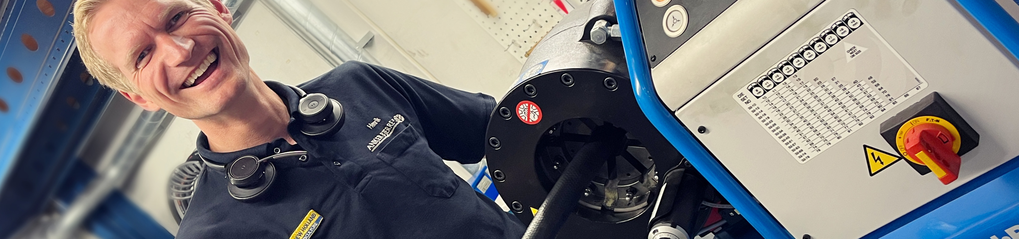 Reparation af hydraulikslanger hos Anker Bjerre A/S