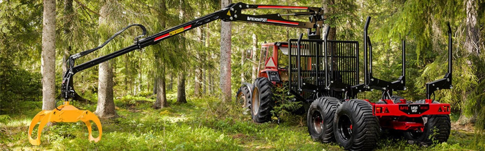 FTG Mowi skovvogne og kraner - Anker Bjerre A/S