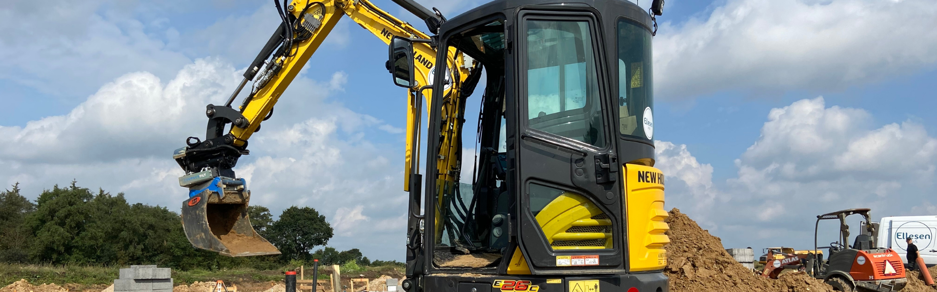 New Holland entreprenørmaskiner - Anker Bjerre